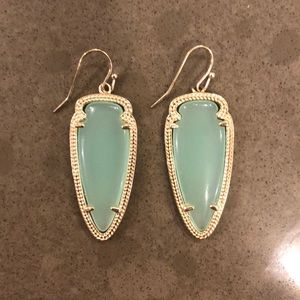 Sea foam green Kendra Scott earrings